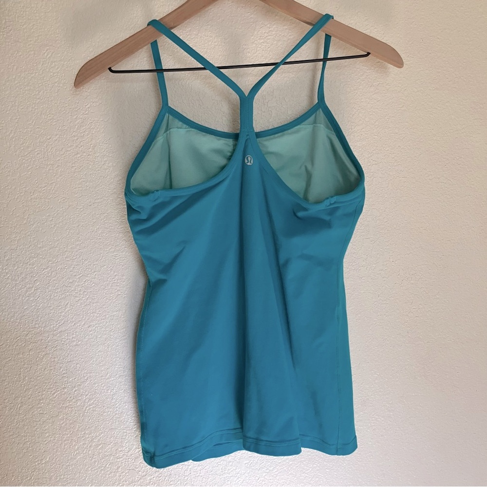 Lululemon Blue Y Tank Top Size 10 - Picture 9 of 10